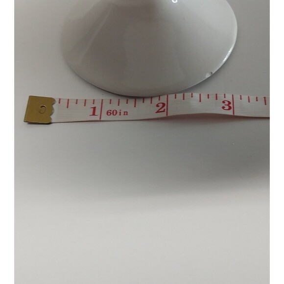 VTG Blue White Flower Pedestal Dish NOT DWS/MWS 7" Boho Spring Summer Serveware - Picture 12 of 13